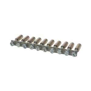 Peine de conexión equipotencial p/10 bornes 6.0mm tornillo