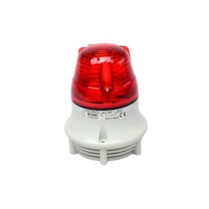 Baliza fija/intermitente rojo 90/240VAC IP30 72dB Microlamp AF/L