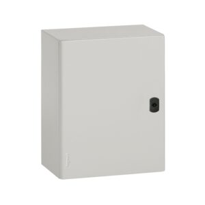 Tablero p/adosar metálico 1000x800x300mm con puerta c/plancha de montaje