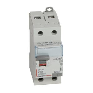 Interruptor diferencial 2x25A 30mA 230V 2 módulos DIN