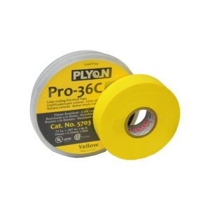 Cinta aislante vinílica Pro-36 3/4x20mts amarillo