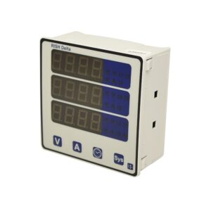Medidor multifunción trifásico 96x96mm, VAF 30-400VAC/DC