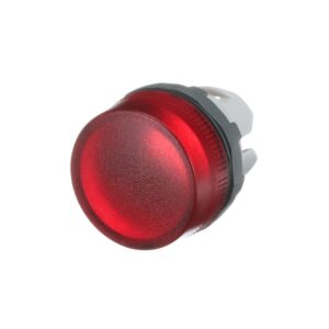 Cabeza para pulsador luminoso no rasante rojo 22mm