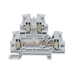 Borne de conexión 4mm2 para 2 conexión simple 1 piso Viking3