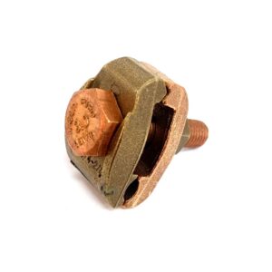 Conector tierra doble para 1 cable 2/0AWG a barra 1 perno 45mm