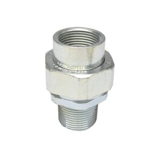 Unión doble hembra/macho fierro electrogalvanizado 1 1/2", CL1.DIV1 UL