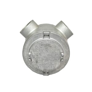 Caja de derivación redonda c/tapa rosca L 1/2", CL1.DIV1 UL