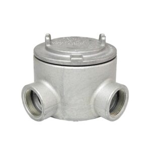 Caja de derivación redonda c/tapa rosca L 1 1/2", CL1.DIV1 UL