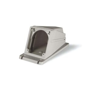 Caja inclinada p/adosar 1 tomacorriente inclinada 63A IP67 PG29