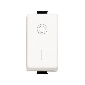 Interruptor bipolar 16A 250V 1 módulo blanco Matix