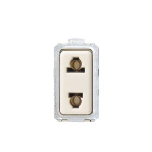 Tomacorriente universal 2x16A 250V 1 módulo Magic
