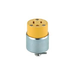 Tomacorriente aéreo plano 2x15A+T 125/250V NEMA 5-15R blindado