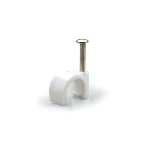 Grapas PVC tipo redondo gris 5.0mm