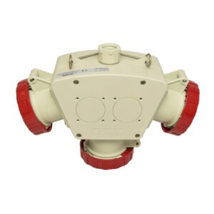 Adaptador múltiple OUT: 3 tomacorrientes 3x32A+T 415V IP67 6H