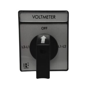 Conmutador voltímetro OFF-FASE/FASE 10A