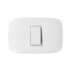 Interruptor simple 10A 250V 3 vías blanco Domino Sencia