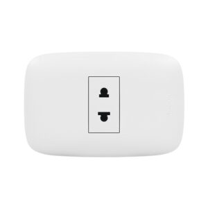 Tomacorriente universal simple 2x16A 250V Domino Sencia