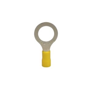 Terminal anillo aislado 10-12AWG 5/36" (4.3mm) amarillo x100und