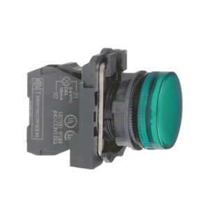 Piloto verde 24VAC/DC 22mm plástico