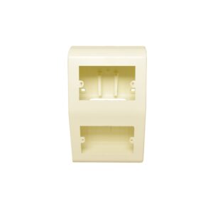 Caja doble de derivación universal para canaleta unicanal 100x50mm