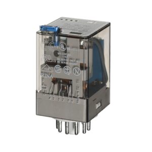 Relé 11 pines 12VCD 3NA/NC 10A 250V c/indicador mecánico