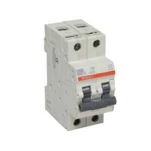 Interruptor termomagnético 2x63A 6kA 240/415V tipo C DIN