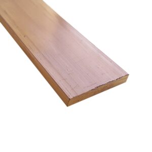 Platina de cobre duro desnudo 10x160mm 6mts