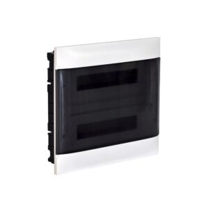 Tablero p/empotrar de resina 24 DIN 385x328x103mm con puerta