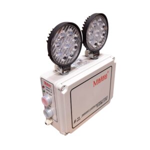 Luminaria de emergencia LED 2x18W 5h 220V IP65 exterior 