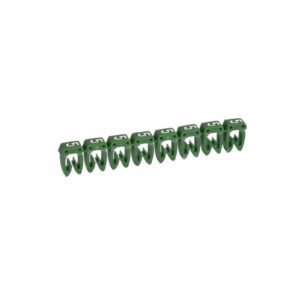 Marcador número: 5 para cable 4-6mm2 verde x20und