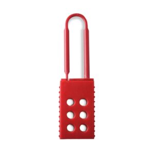 Enclavamiento múltiple rojo L=157mm para 6 candados