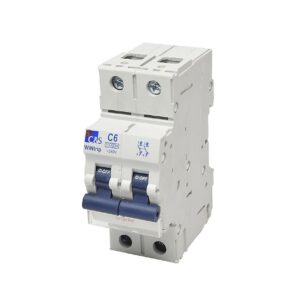 Interruptor termomagnético 2x25A 10kA 240/415V tipo C DIN