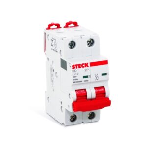 Interruptor termomagnético 2x16A 20/10kA 230/400V curva C DIN IEC 60898-1