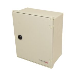Tablero p/adosar de poliéster 400x400x200mm c/placa montaje metálico IP66