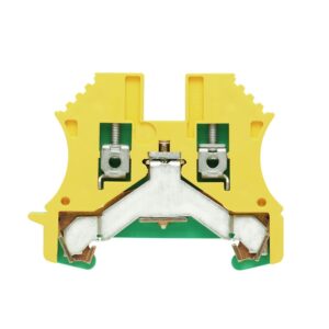 Borne de tierra 2.5mm2(0.5-4mm2) 800V 1 piso/2 conexiones tornillo