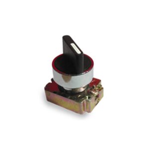 Cabeza para selector manija corta 3 posiciones fijas 22mm s/block