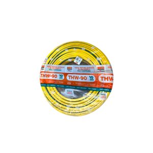 Cable de puesta a tierra CPT 10AWG PVC color amarillo-verde