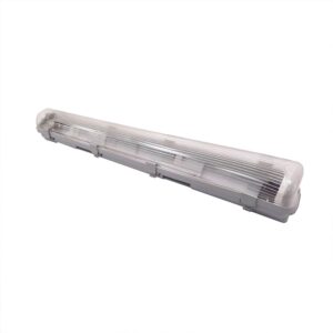 Luminaria hermética DAMP PROOF para 2 tubos LED 120cm