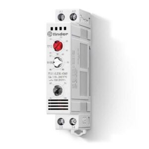 Termo-higróstato 10A 110..240VAC/DC 1NA +10/+60°C90%H